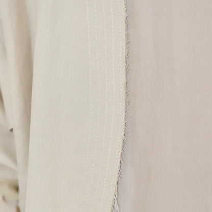 The Two-Tone Linen Wavy Abaya
