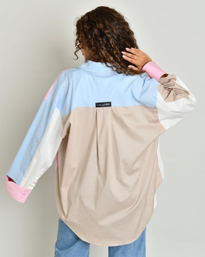 The Combination Shirt in four-color poplin