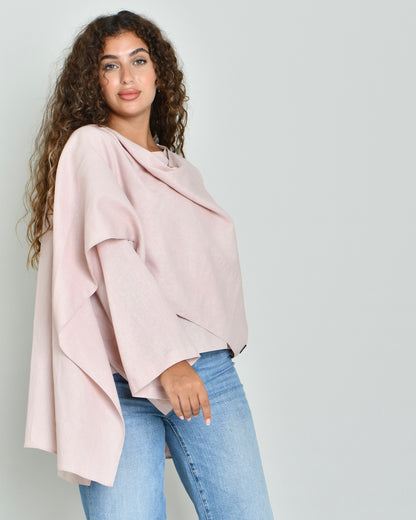 the linen scarf top