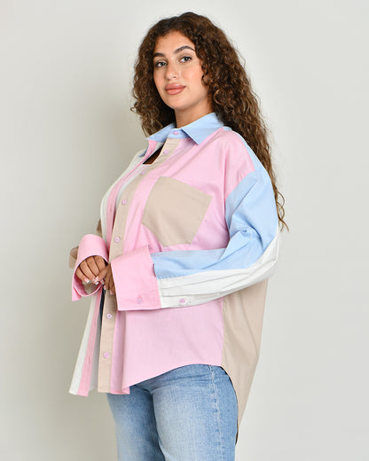 The Combination Shirt in four-color poplin