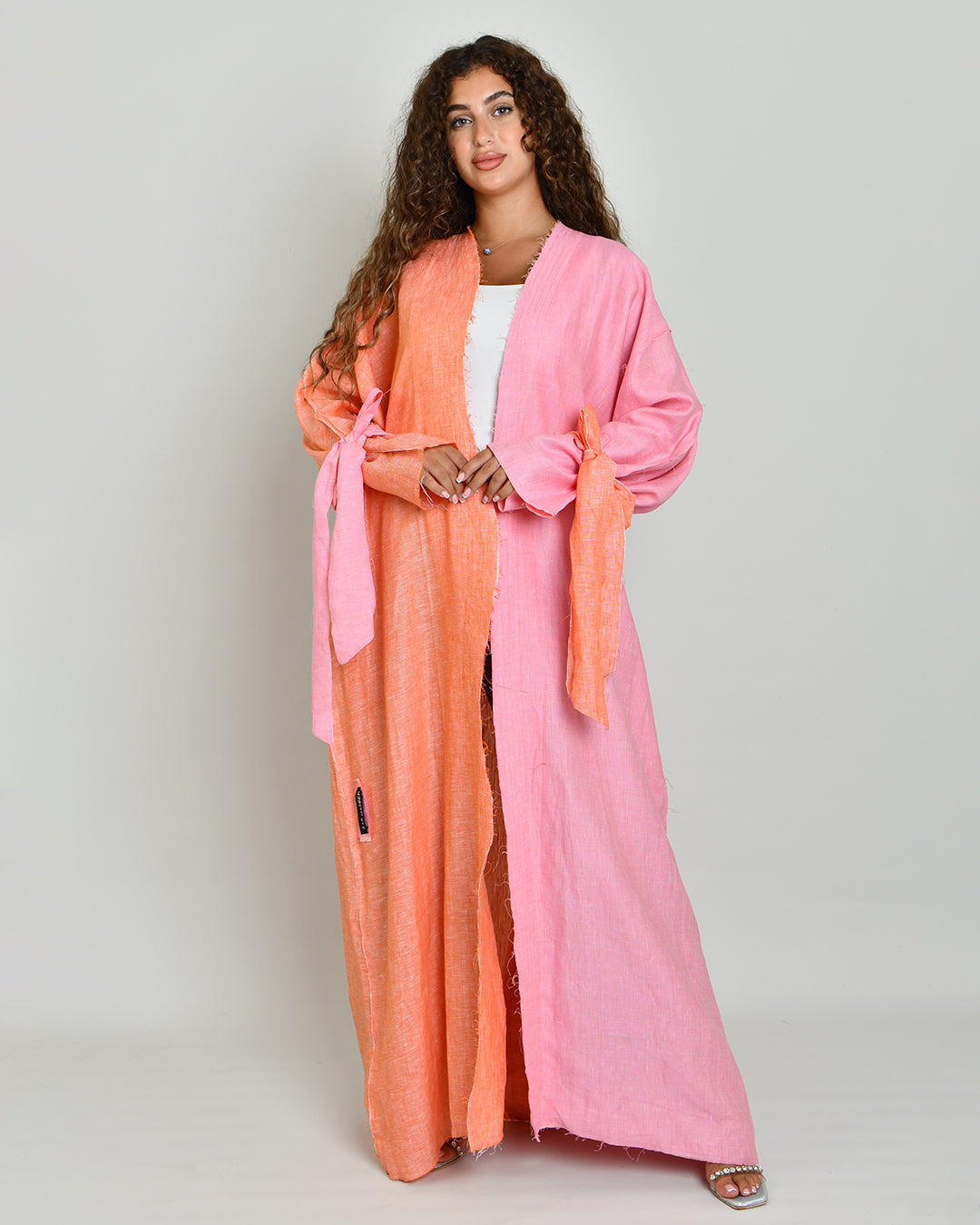 the two-toned wavy abaya- limited edition