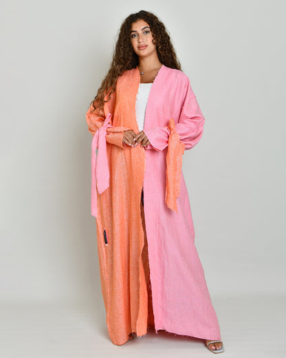 The Two-Toned Wavy Abaya – Limited Edition