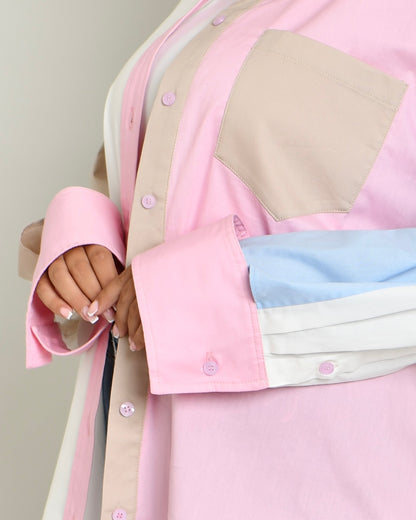 The Combination Shirt in four-color poplin