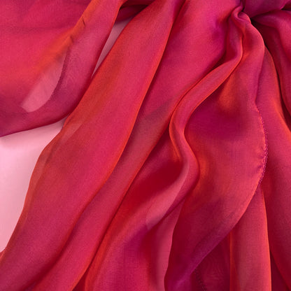 The à la Leen Single-Layered Silk Scarf- Iridescent Frosted Berry- Special Edition🤍