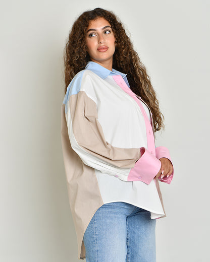 The Combination Shirt in four-color poplin
