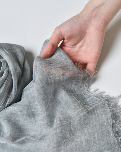 The Modal Scarf in silver grey