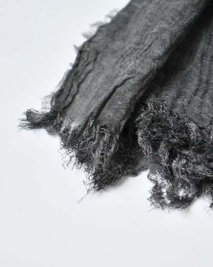 The Cotton Scarf in anthracite