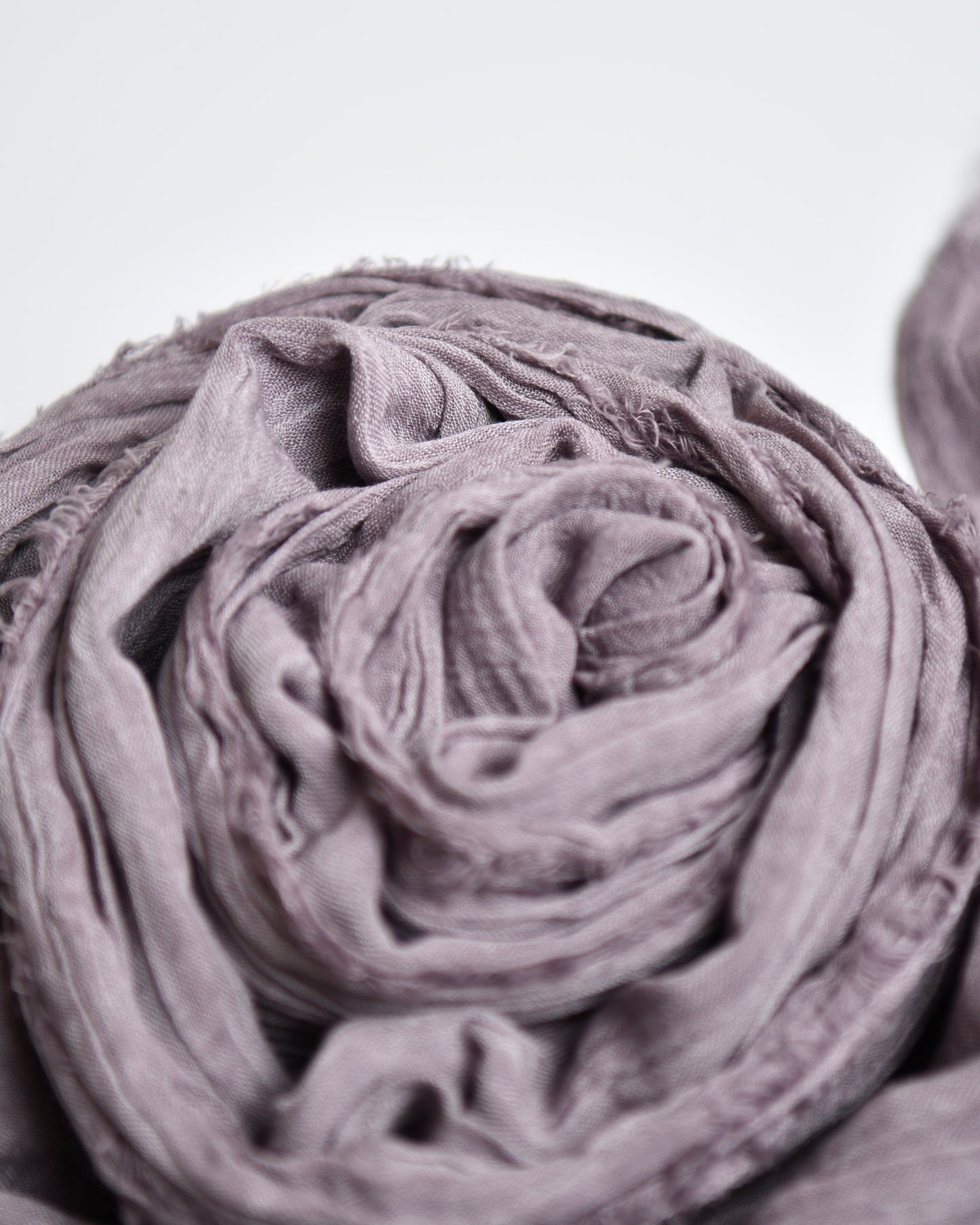 The Cotton Scarf in muted purple