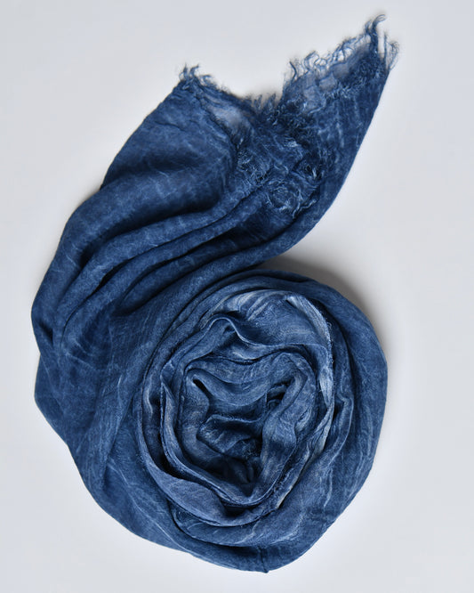 The Modal Scarf in navy blue